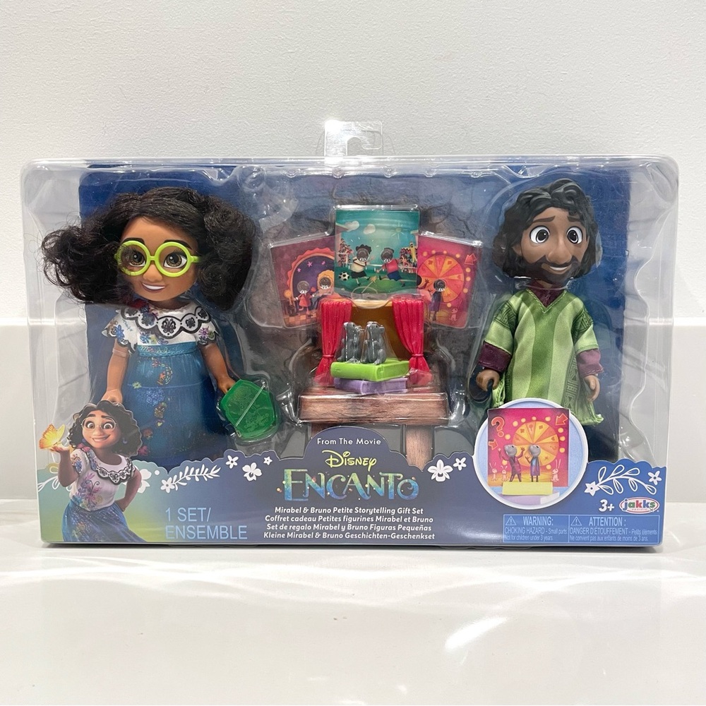 NEW Disney Encanto Mirabel & Bruno Petite Storytelling Doll Playset